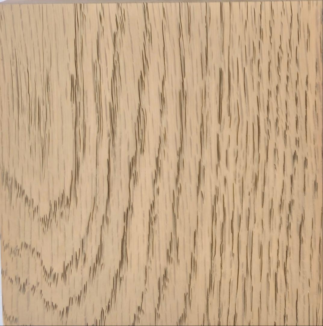 Plain sawn white oak veneer stain